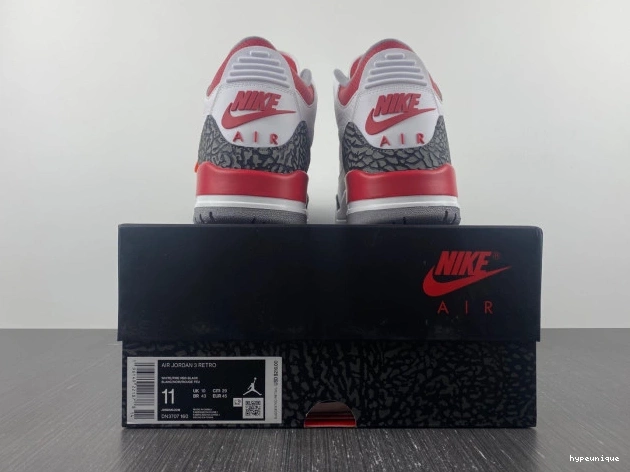 HYPE DN3707-160 Fire OG Air Red Jordan 3 0824